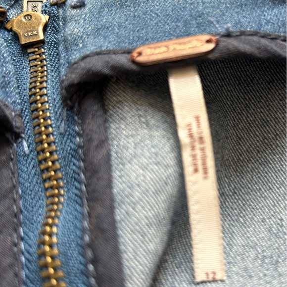 NWT Free People Denim Skirt (size 12) - Picture 6 of 8